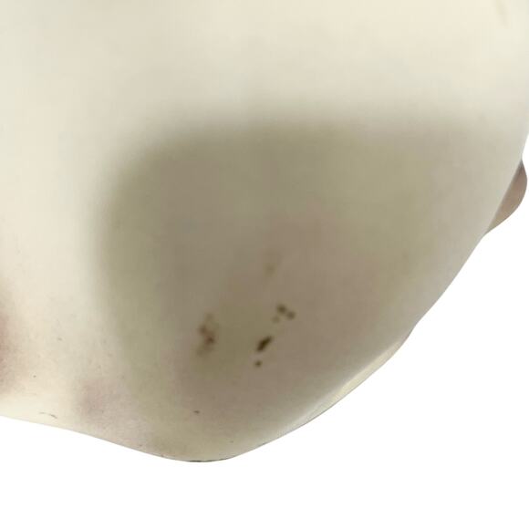 Vintage Ceramic Siamese Cat Figurine 12" Brown Cream Long Neck 1972 Damaged - Picture 10 of 12